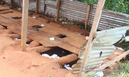 Ansah Kojo’s Facebook Post Exposes Deplorable Toilet “Atonko” Conditions at Adjena Senior High Technical School