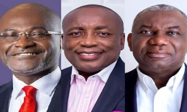 NPP Presidential Race: Kennedy Agyapong, Kwabena Agyei Agyepong and Boakye Agyarko vetted