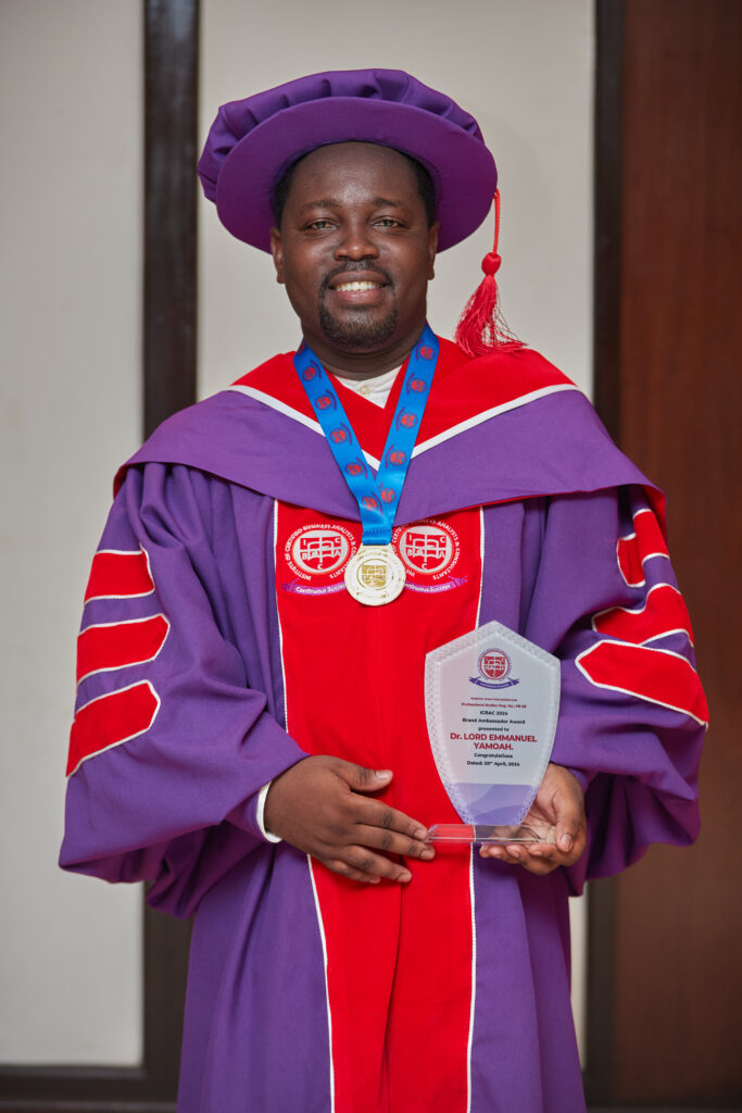 ICBAC Recognizes Dr. Lord Emmanuel Yamoah as Brand Ambassador and ...